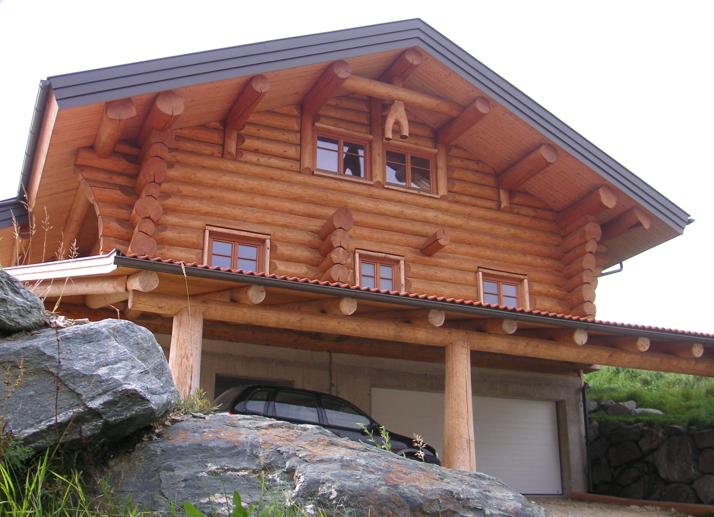 Blockhaus Beispiel Holzbau Mayer